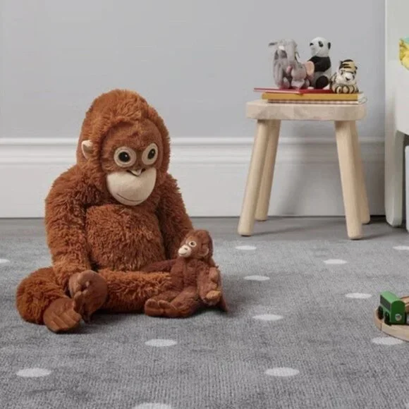 IKEA Orangutan "Punch Monkey” Plush Toy – Viral Djungelskog Stuffed Animal - Picture 6 of 7